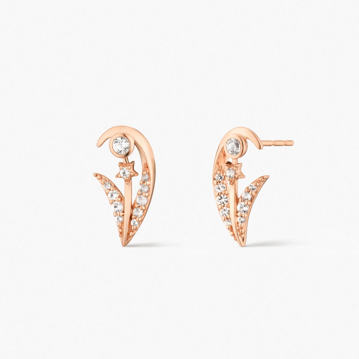 Kolczyki złote Follow