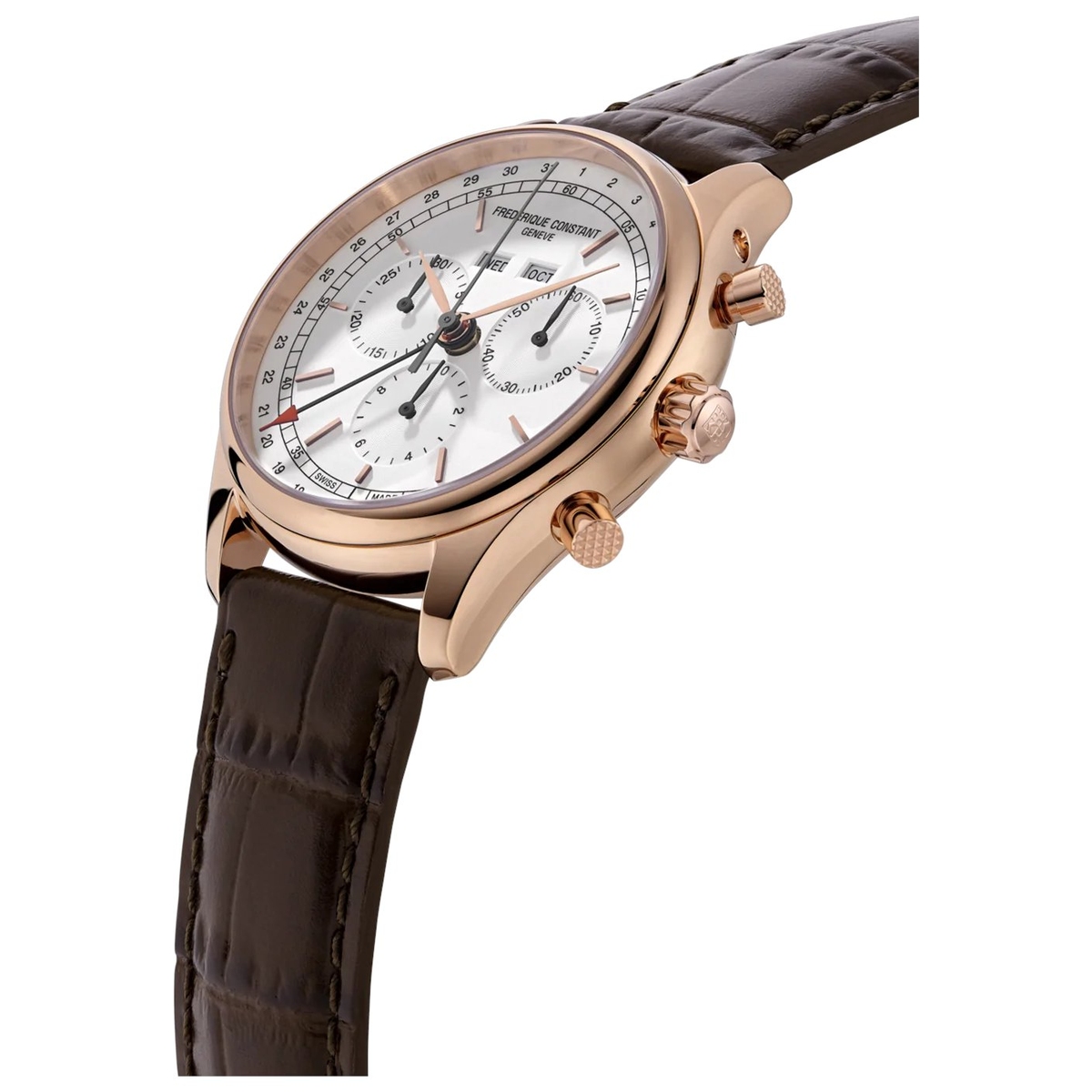 ZEGAREK FREDERIQUE CONSTANT CLASSICS QUARTZ CHRONOGRAPH TRIPLE CALENDAR