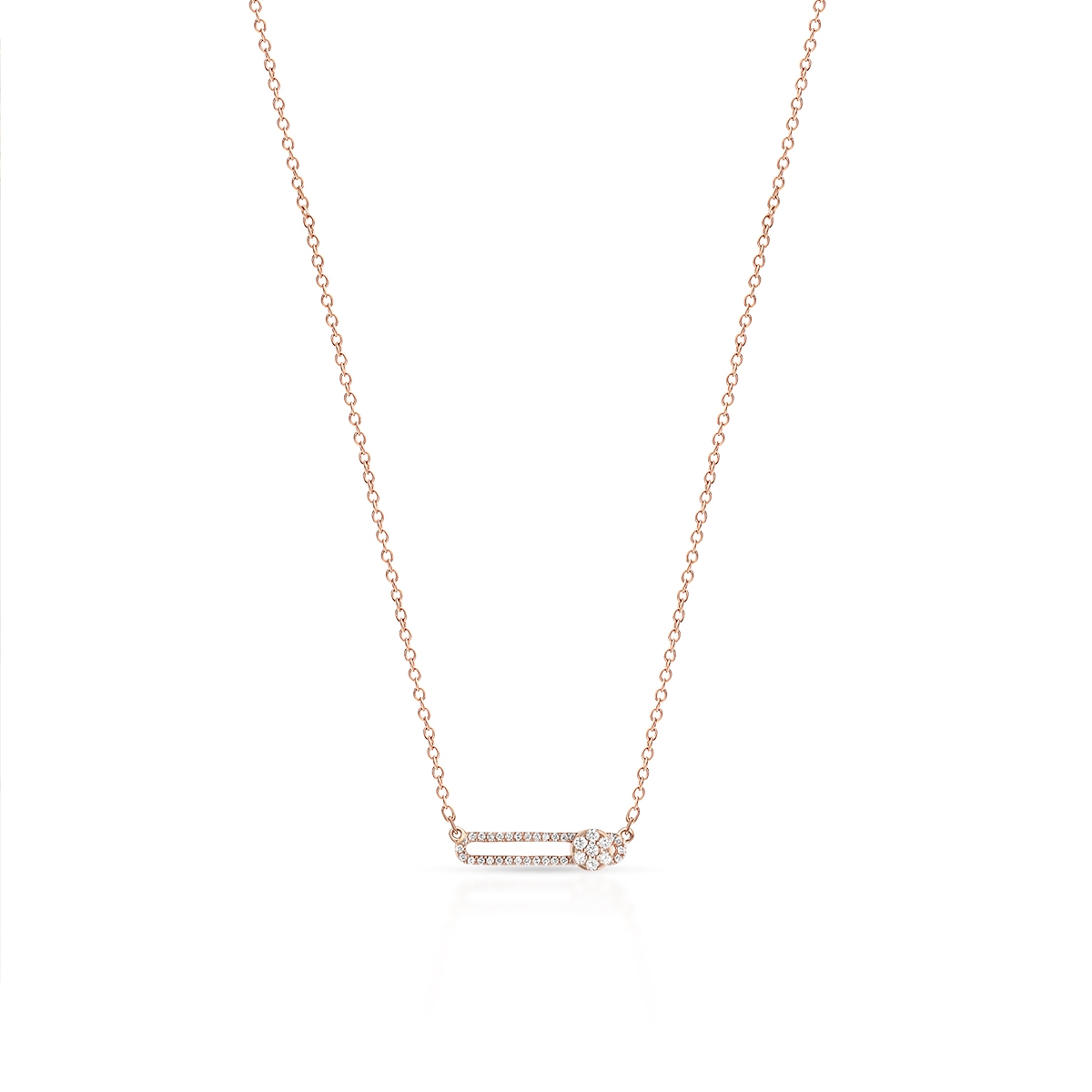 Naszyjnik różowe złoto Hulchi Belluni