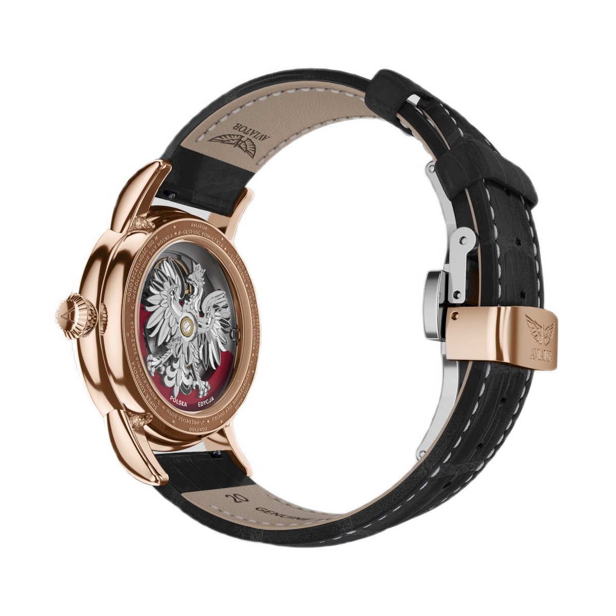 ZEGAREK AVIATOR DOUGLAS DAY-DATE MECA-41 POLSKA EDYCJA