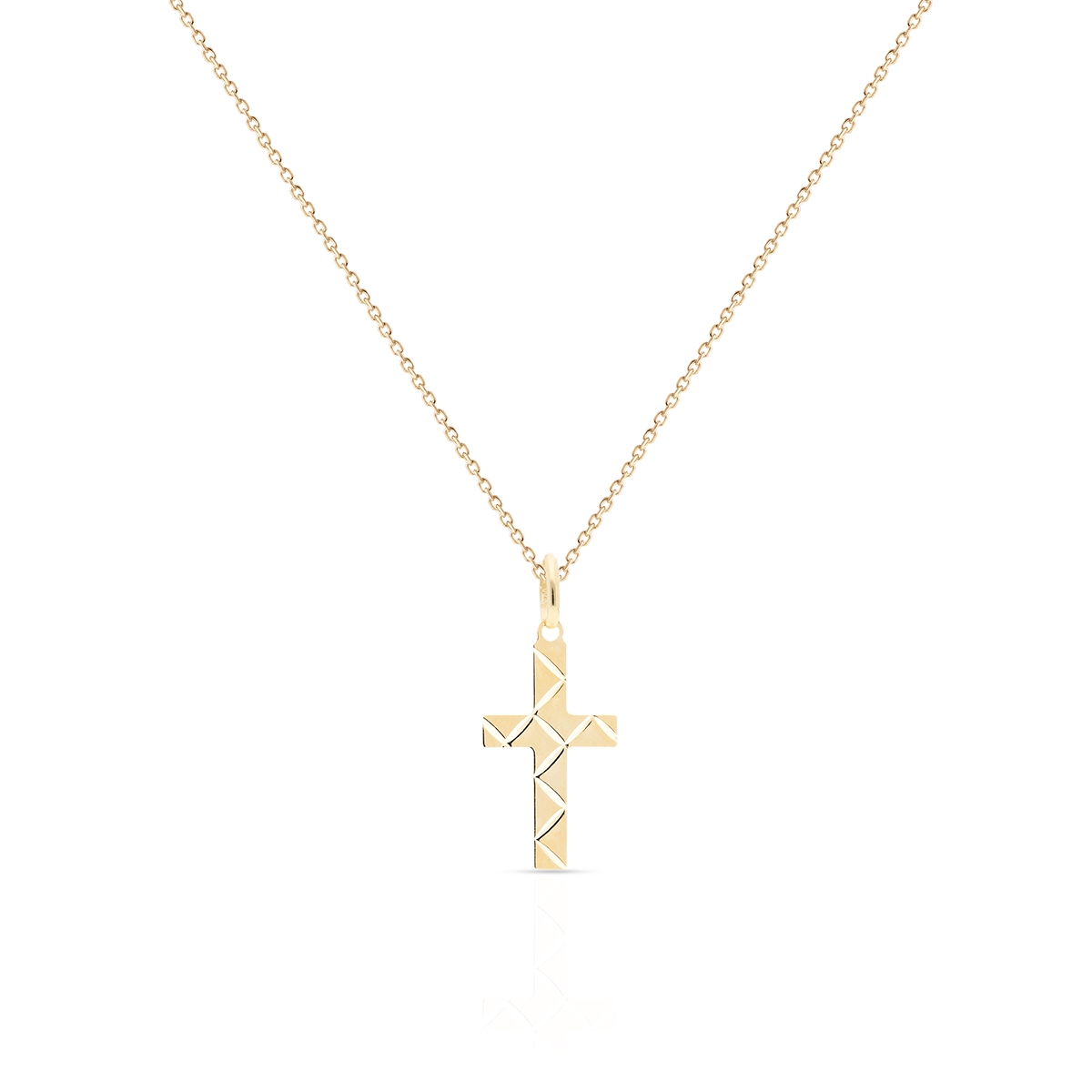 Wisiorek złoty krzyżyk