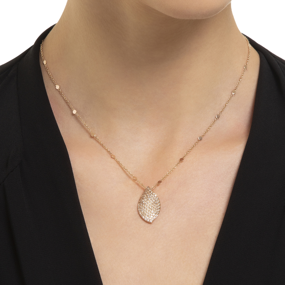 Naszyjnik różowe złoto PASQUALE BRUNI