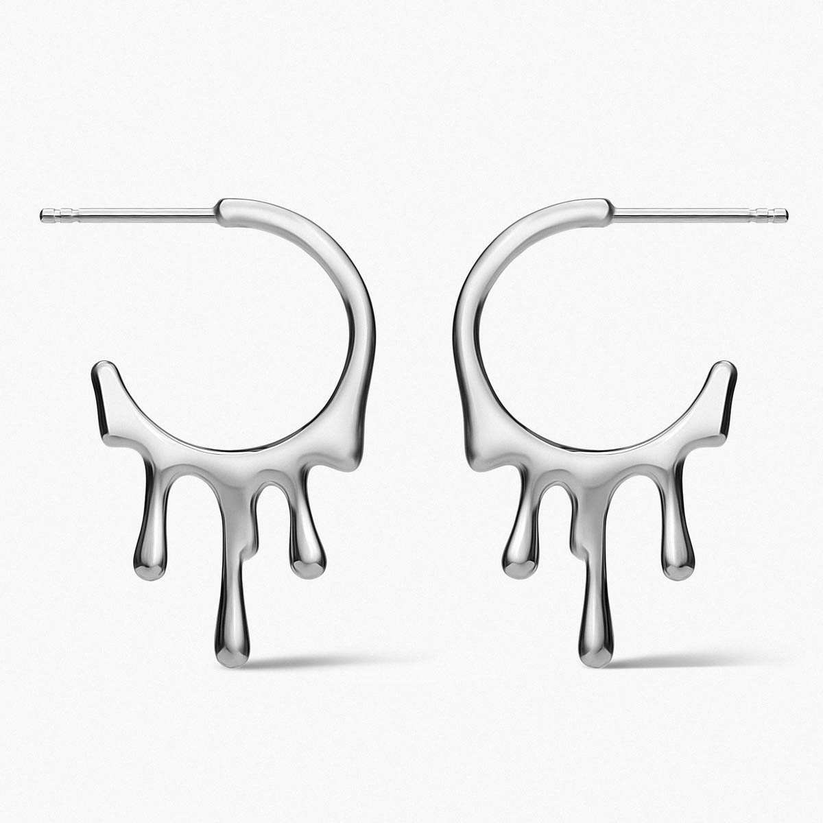 Kolczyki srebrne Modern