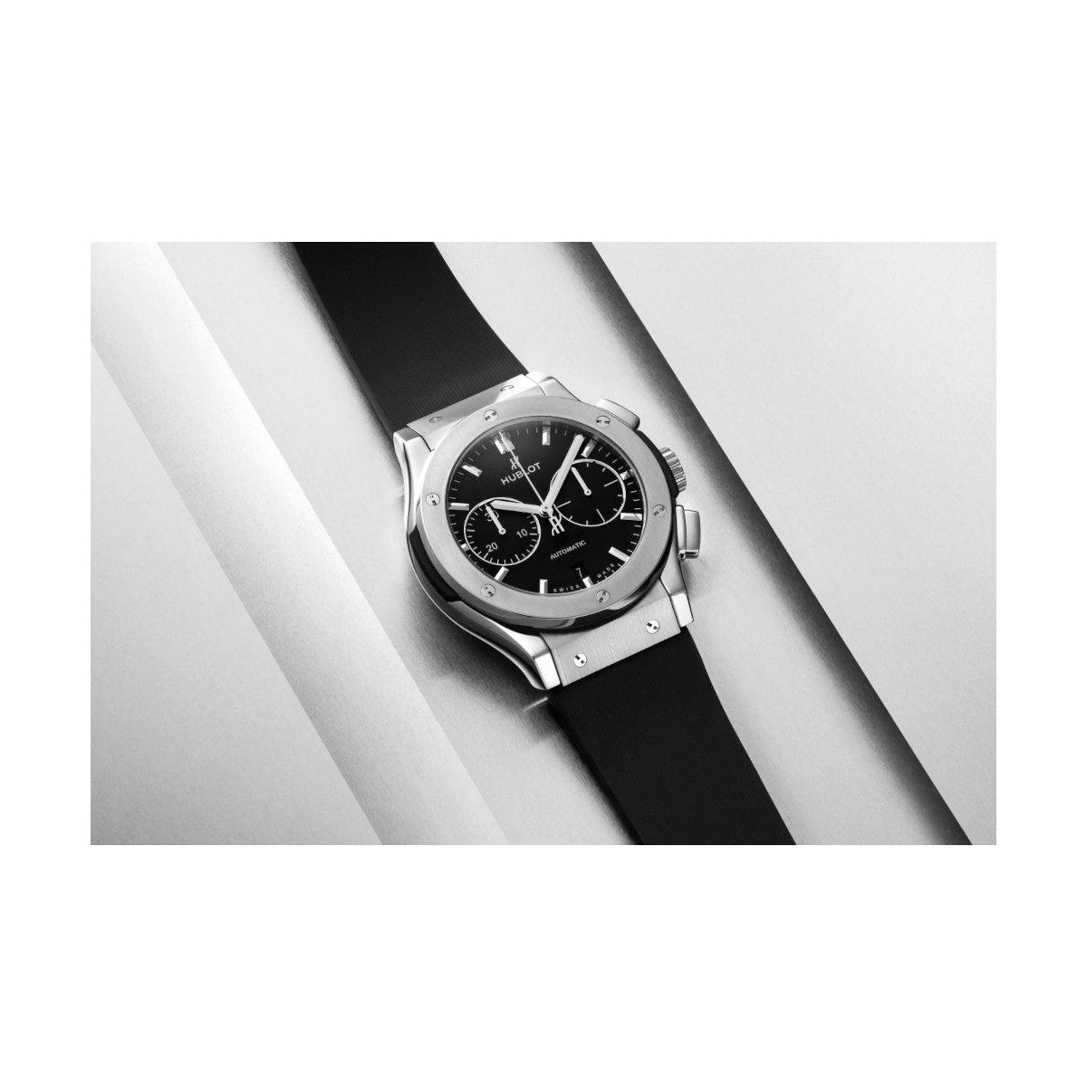 ZEGAREK HUBLOT CLASSIC FUSION CHRONOGRAPH TITANIUM