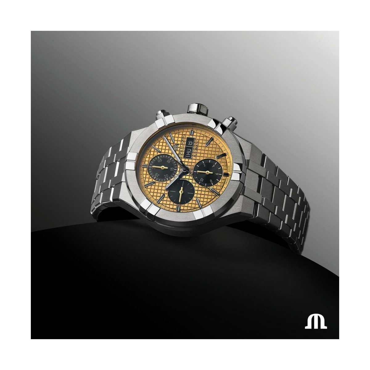 ZEGAREK MAURICE LACROIX AIKON AUTOMATIC TITANIUM CHRONOGRAPH