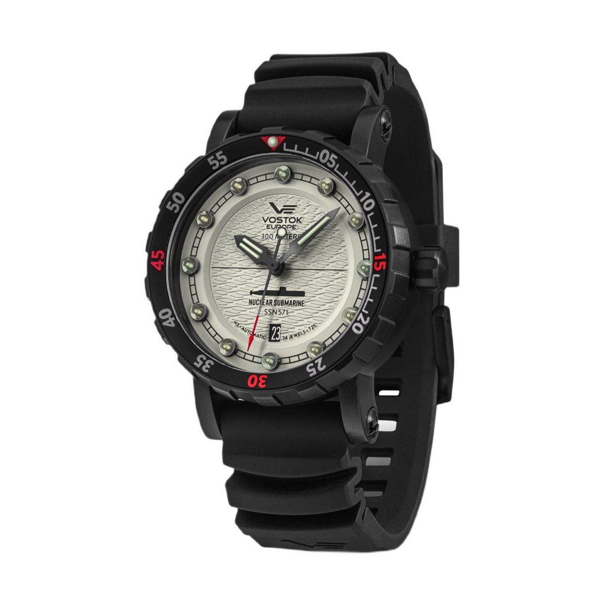 ZEGAREK VOSTOK EUROPE SSN-571 NUCLEAR SUBMARINE AUTOMATIC