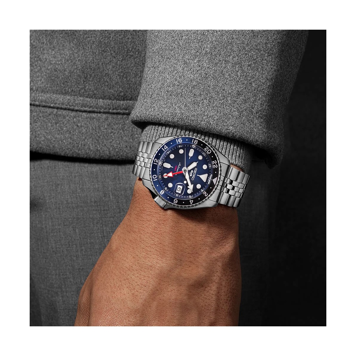 ZEGAREK SEIKO 5 SPORTS GMT SKX RE-INTERPRETATION