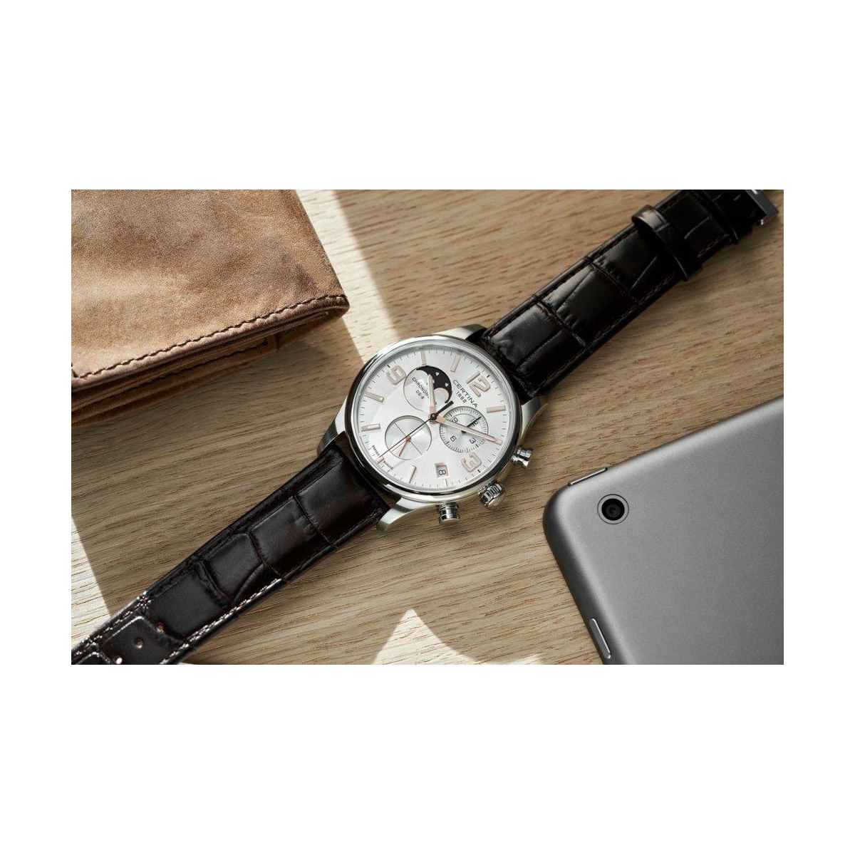 ZEGAREK CERTINA DS-8 CHRONOGRAPH MOON PHASE