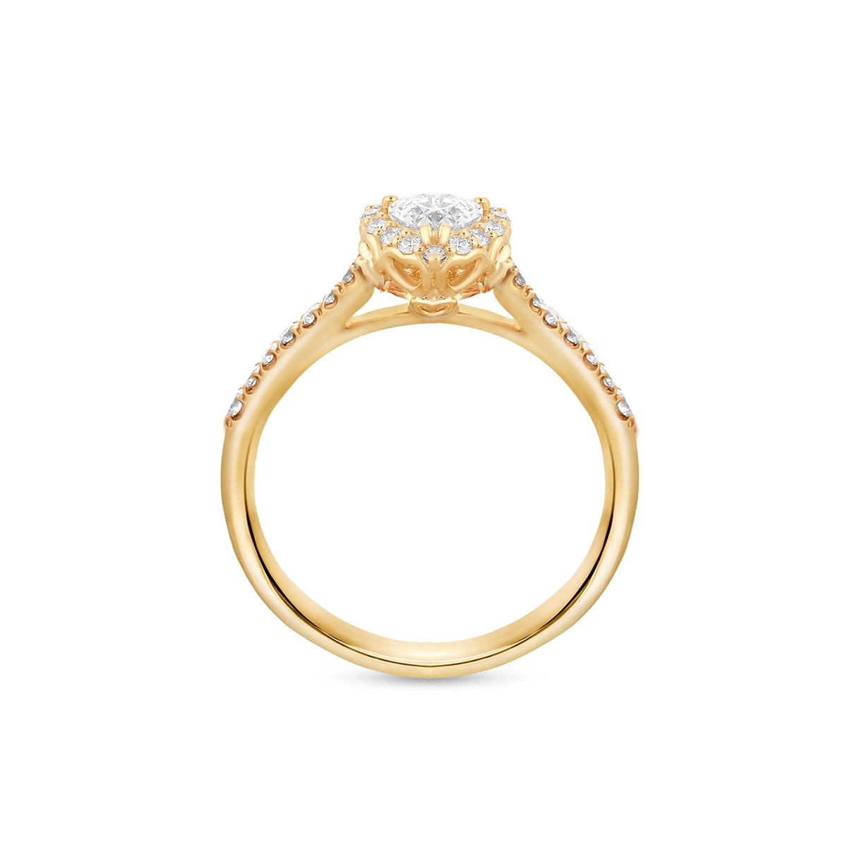 Pierścionek złoty Recarlo