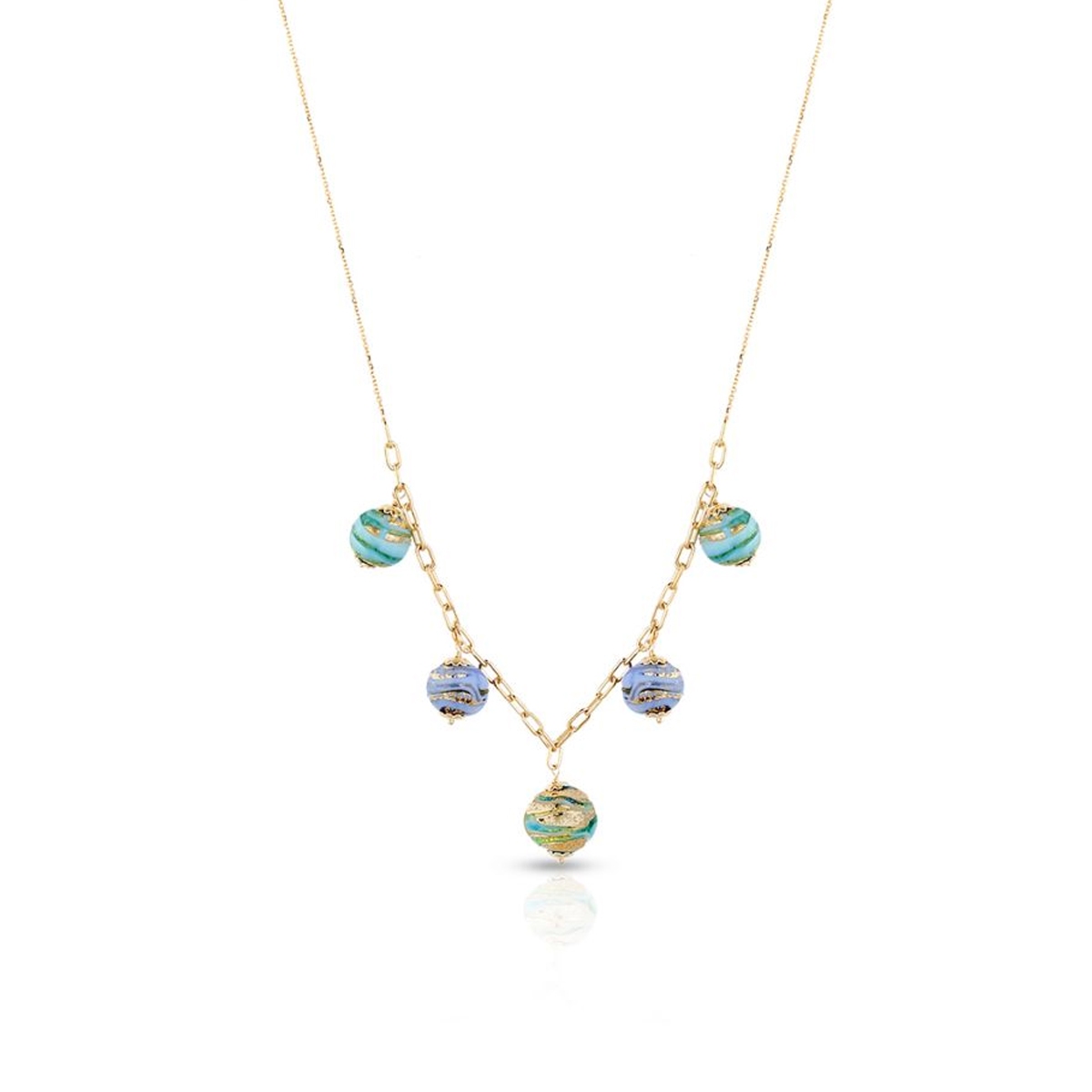 Naszyjnik złoty Murano