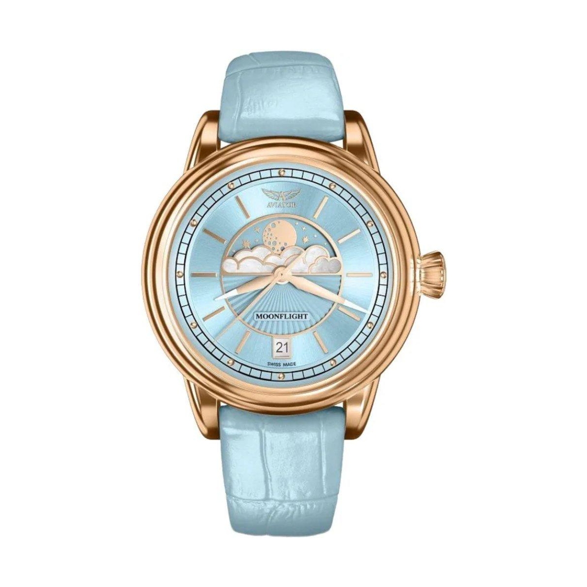 ZEGAREK AVIATOR DOUGLAS MOONFLIGHT