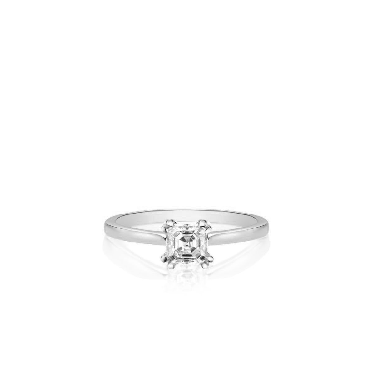 Pierścionek zaręczynowy złoty Królewski