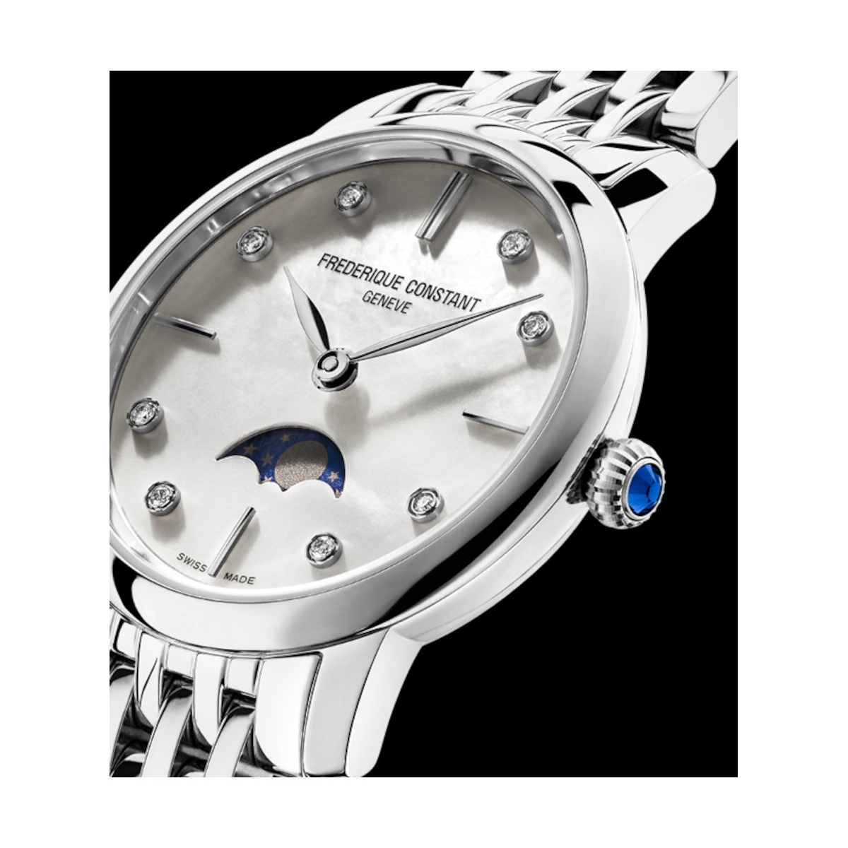 ZEGAREK FREDERIQUE CONSTANT CLASSICS SLIMLINE LADIES MOONPHASE