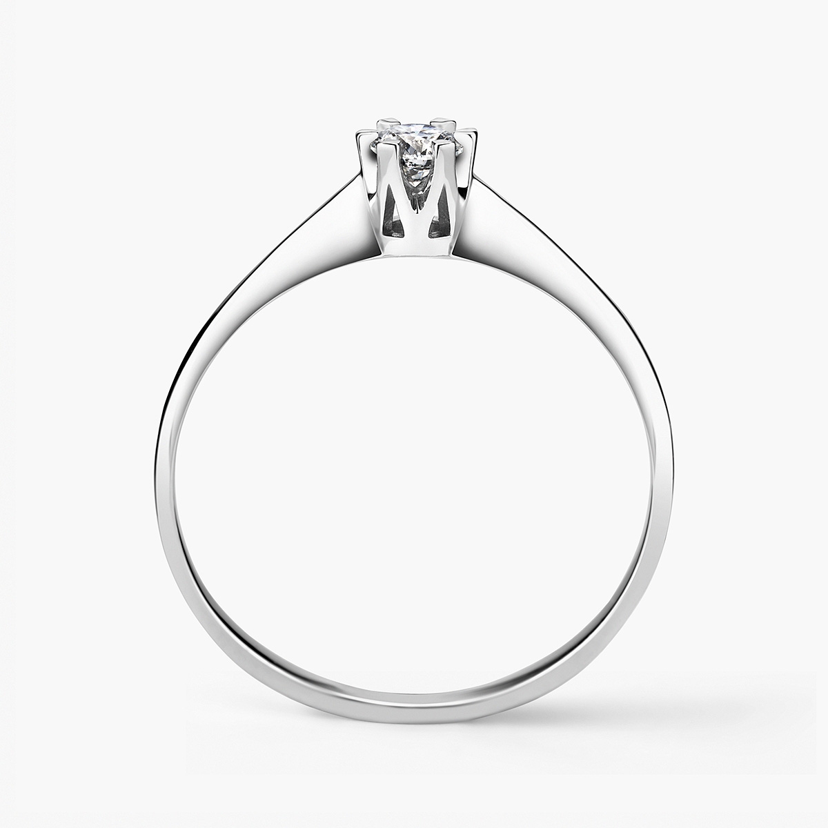 Pierścionek zaręczynowy złoty Jedyny