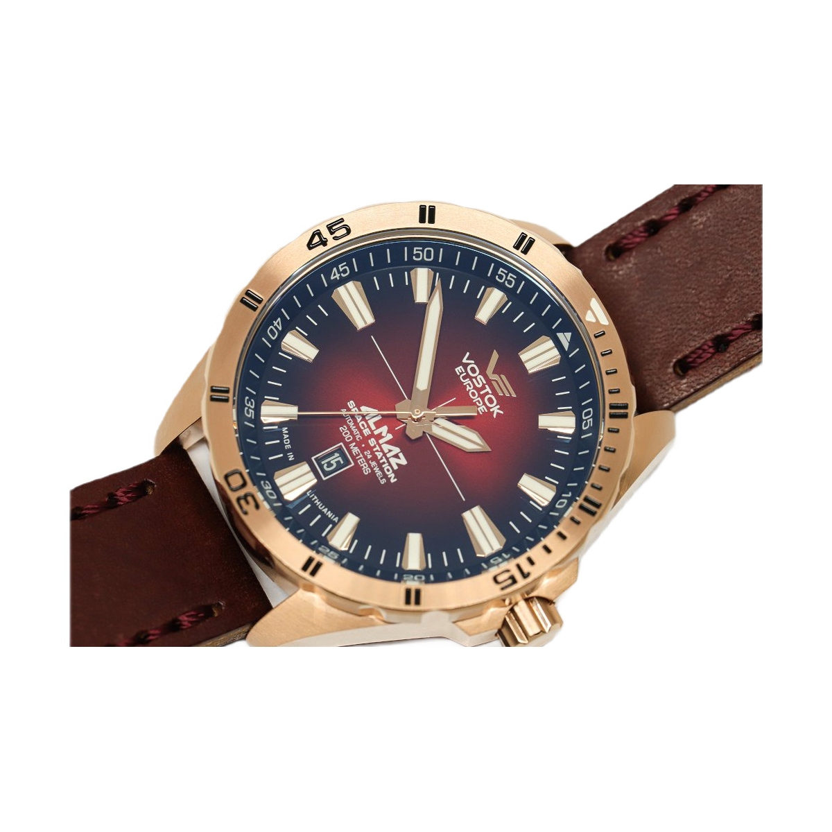 ZEGAREK VOSTOK EUROPE ALMAZ SPACE STATION AUTOMATIC