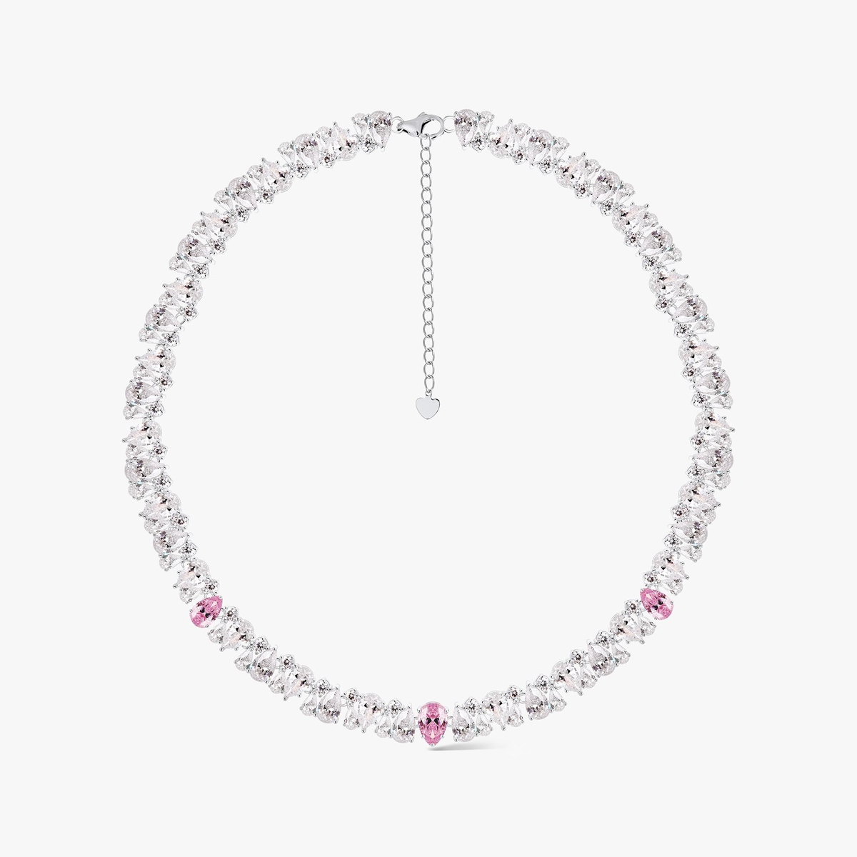 Naszyjnik srebrny z cyrkoniami Ceremonials