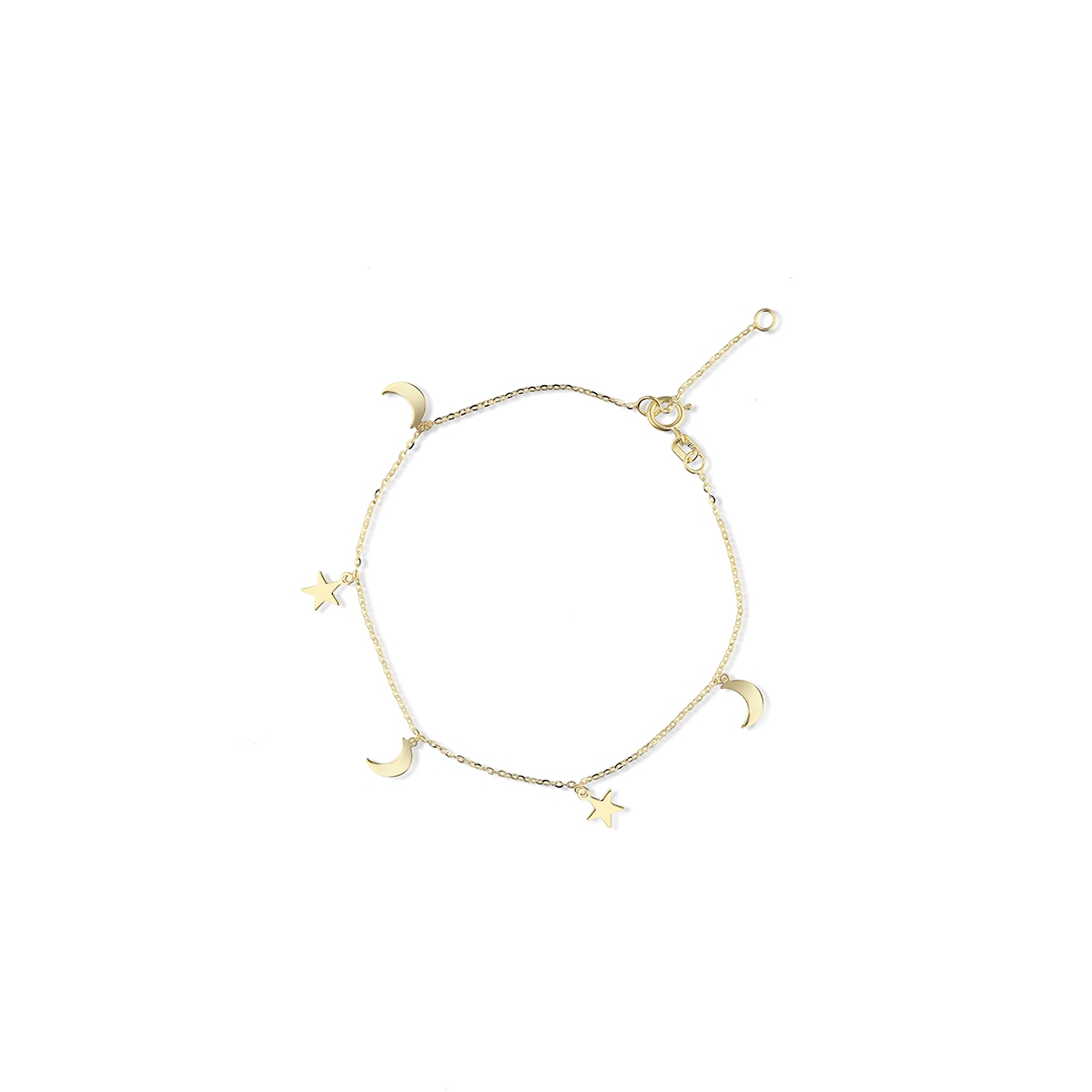 Bransoletka złota z motywem astralnym