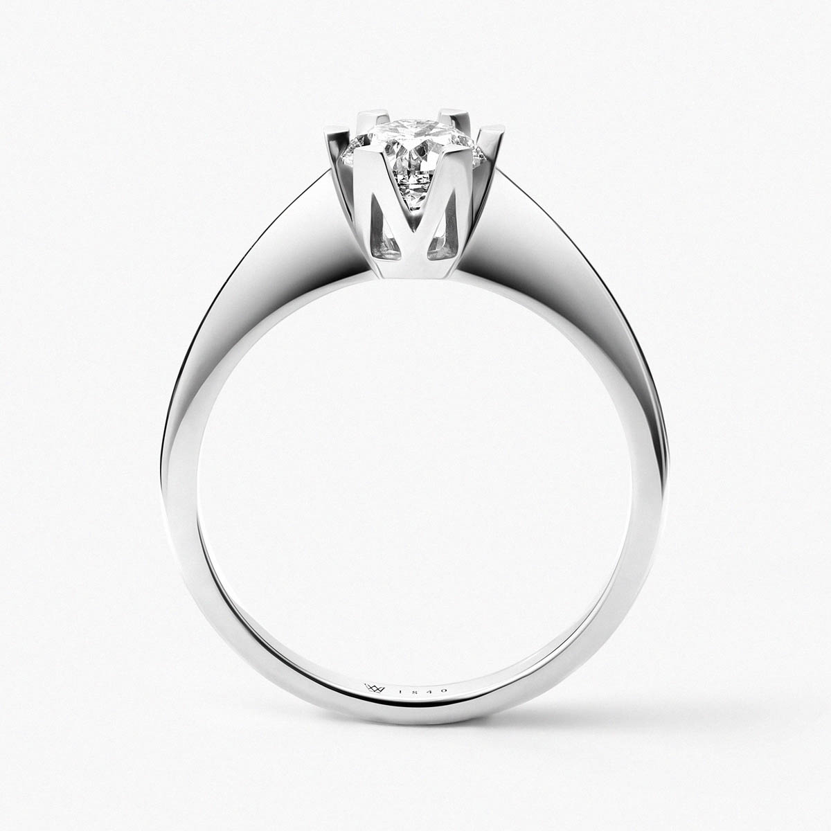 Pierścionek zaręczynowy złoty Jedyny