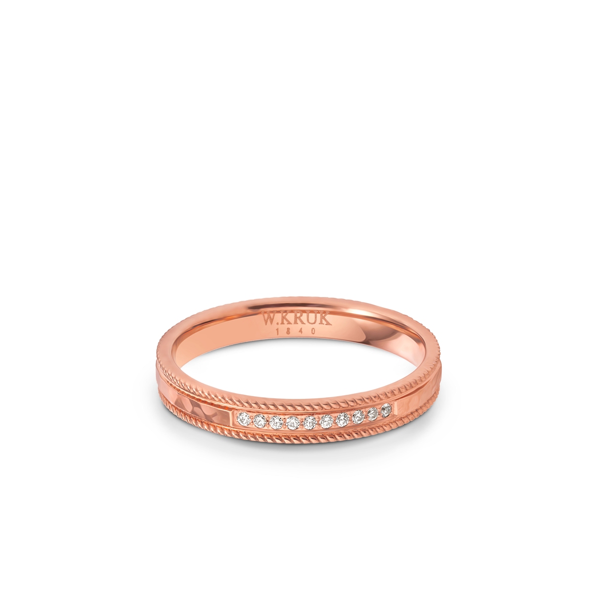 Komplet obrączek złotych MYSTIC