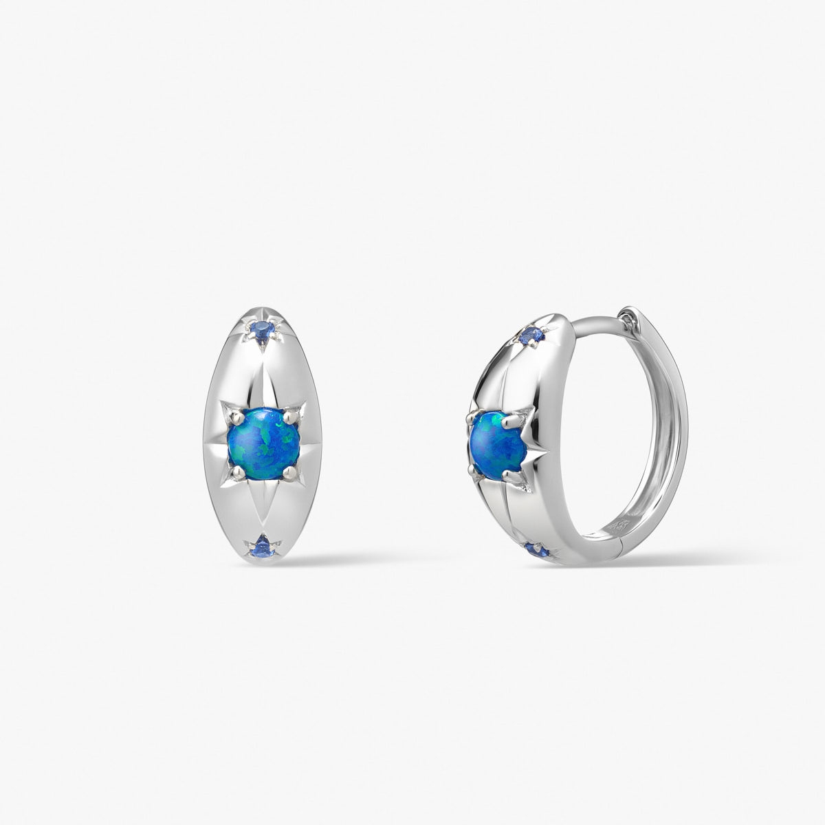 Kolczyki srebrne Alchemia