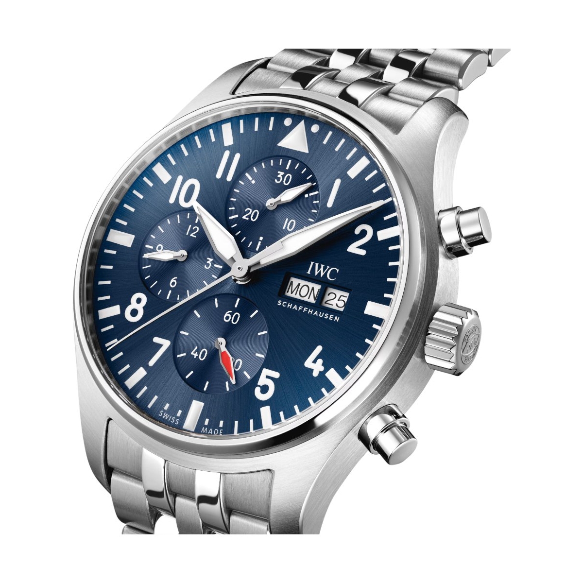 ZEGAREK IWC SCHAFFHAUSEN PILOT'S AUTOMATIC CHRONOGRAPH