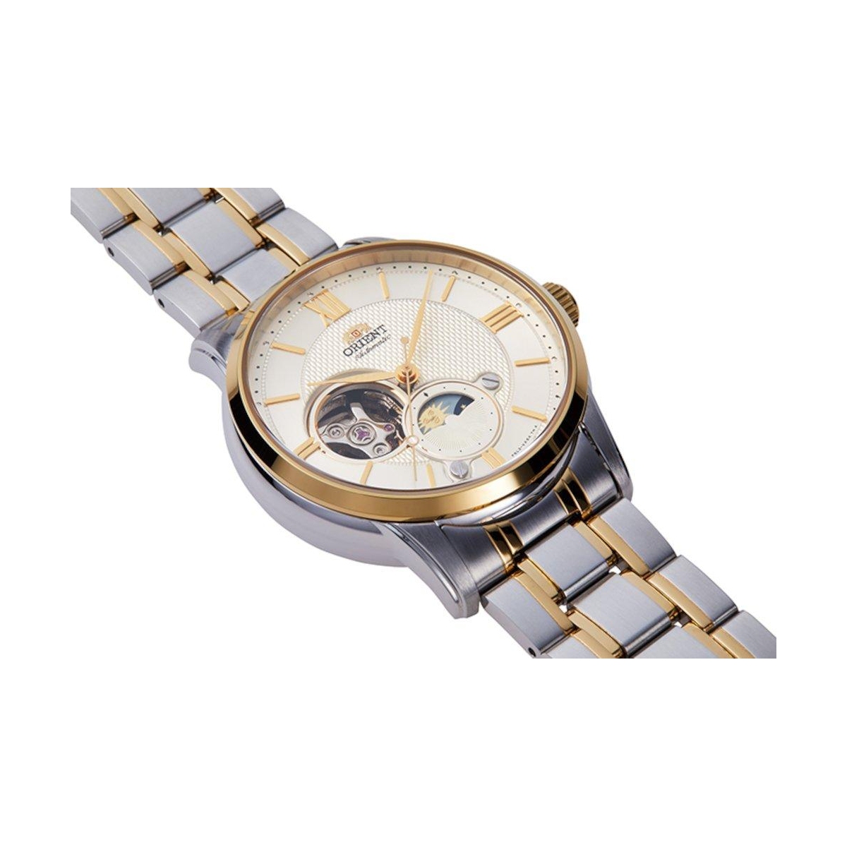 ZEGAREK ORIENT CONTEMPORARY SUN & MOON OPEN HEART