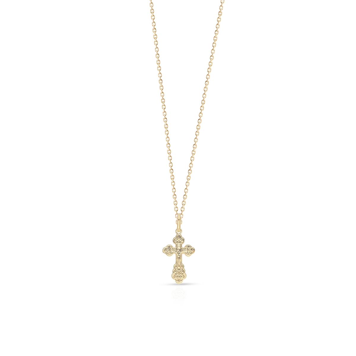 Wisiorek złoty krzyżyk