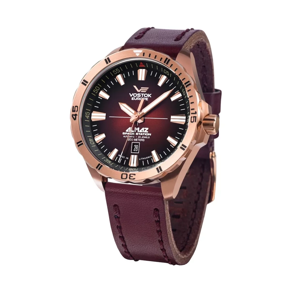 ZEGAREK VOSTOK EUROPE ALMAZ SPACE STATION AUTOMATIC