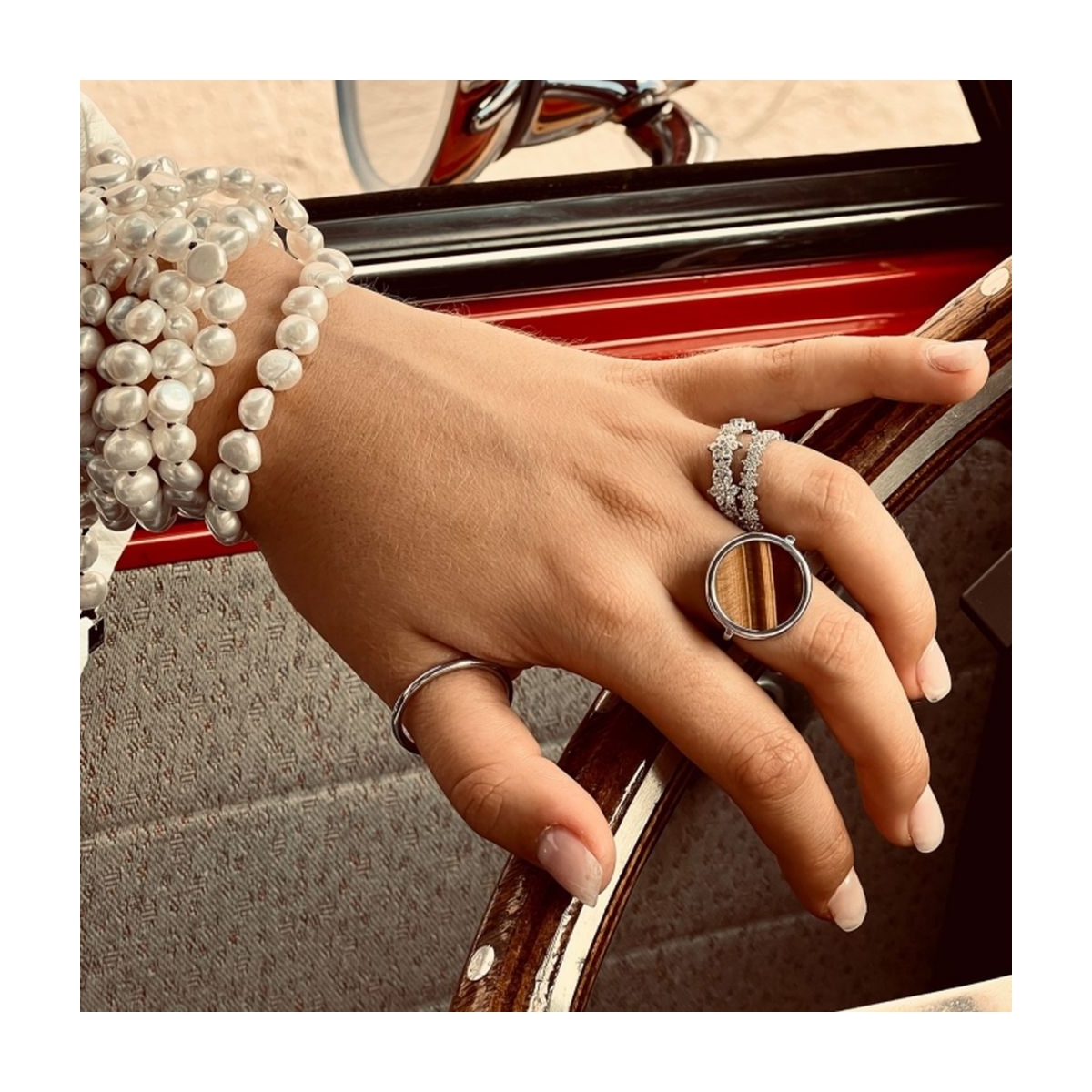 Pierścionek złoty Ginette NY