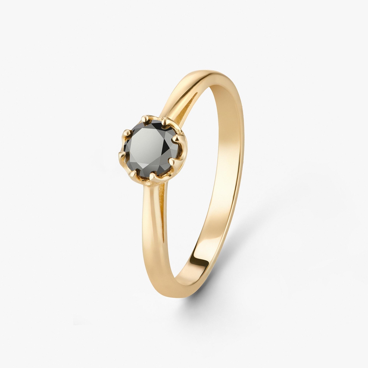 Pierścionek zaręczynowy złoty Tajemniczy