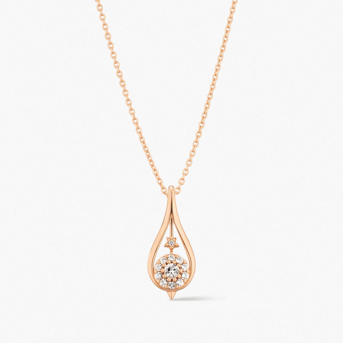 Wisiorek złoty Follow