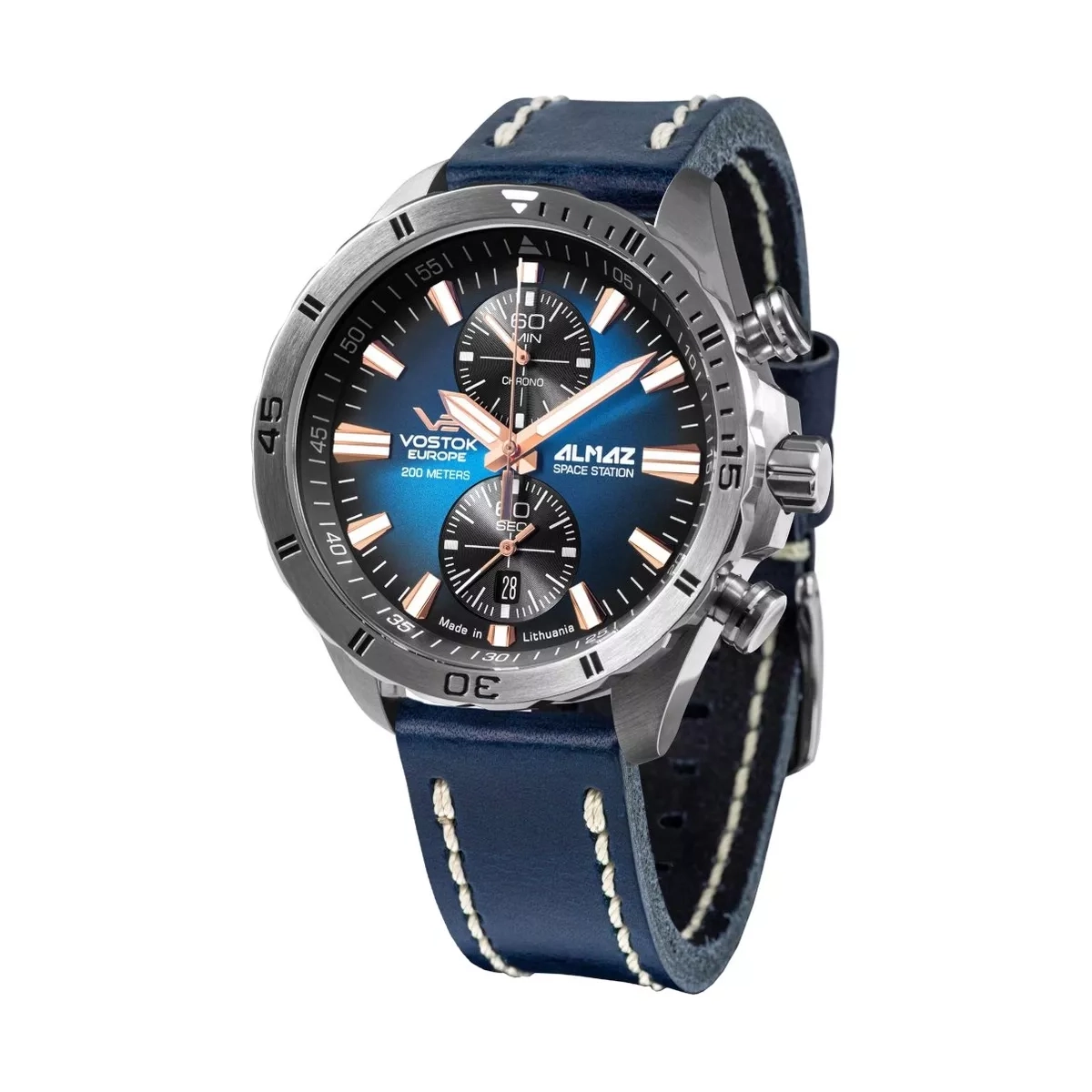 ZEGAREK VOSTOK EUROPE ALMAZ SPACE STATION CHRONO
