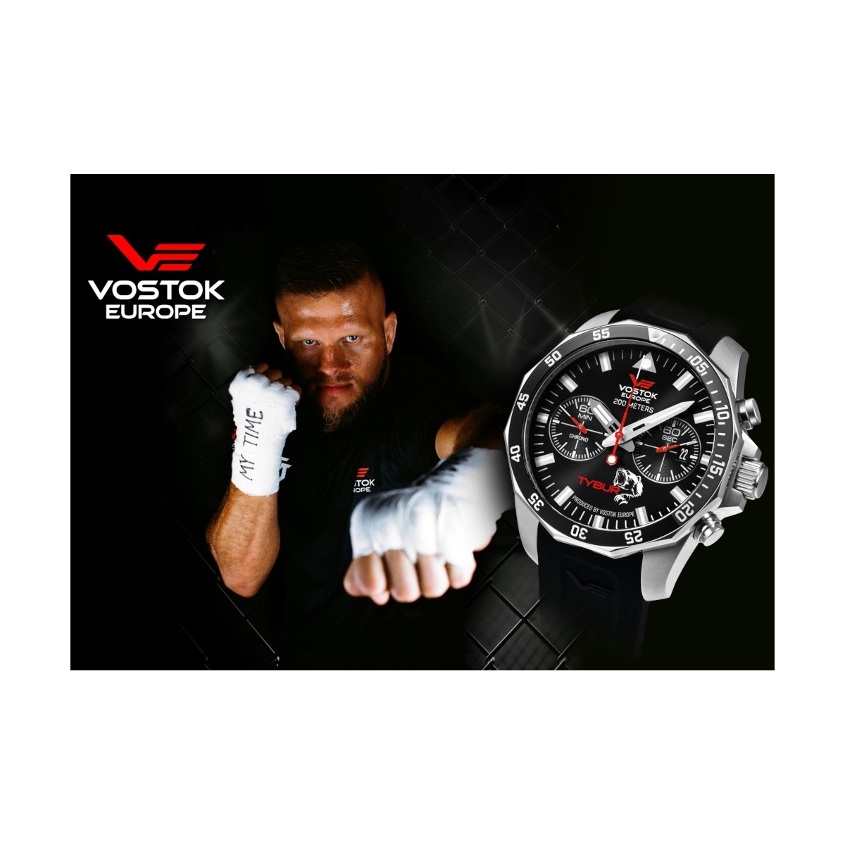 ZEGAREK VOSTOK EUROPE ROCKET N-1 CHRONO MARCIN TYBURA "TYBUR" LIMITED EDITION