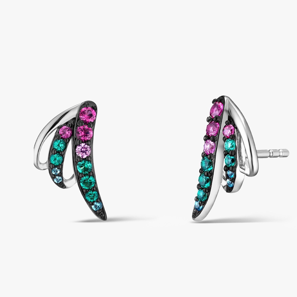 Kolczyki srebrne Preludium Paradise Birds