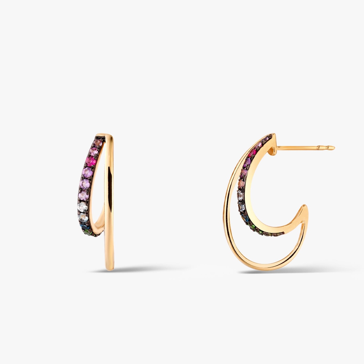 Kolczyki złote Preludium Paradise Birds