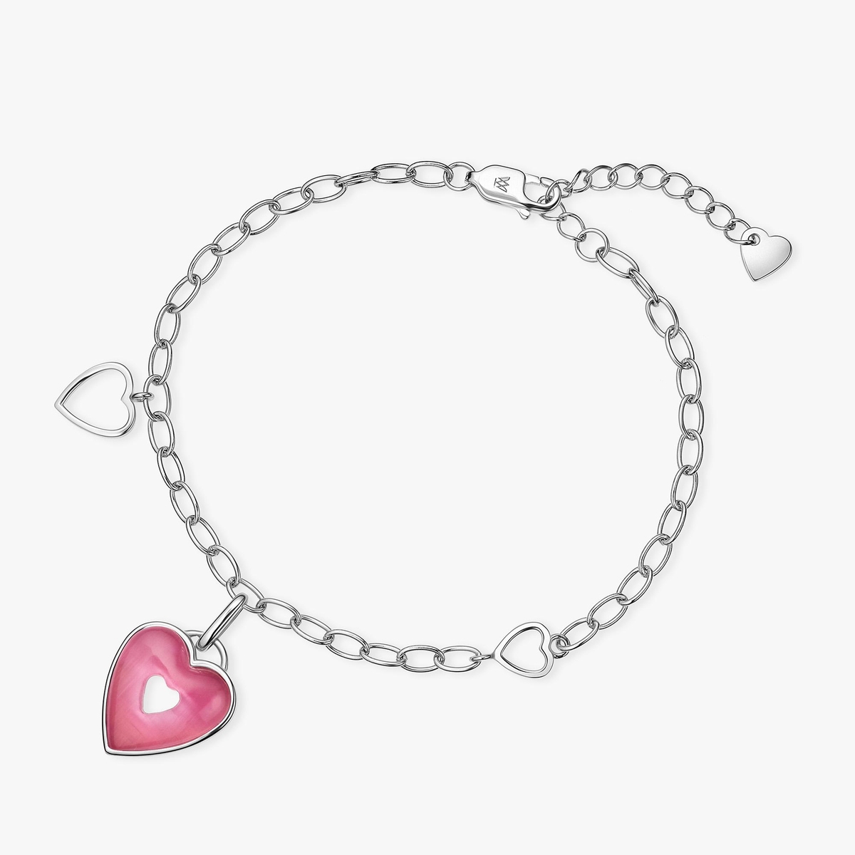 Bransoleta srebrna Czułość