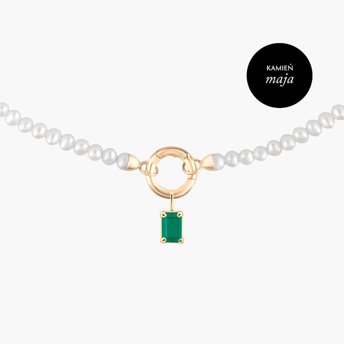 Wisiorek złoty z agatem