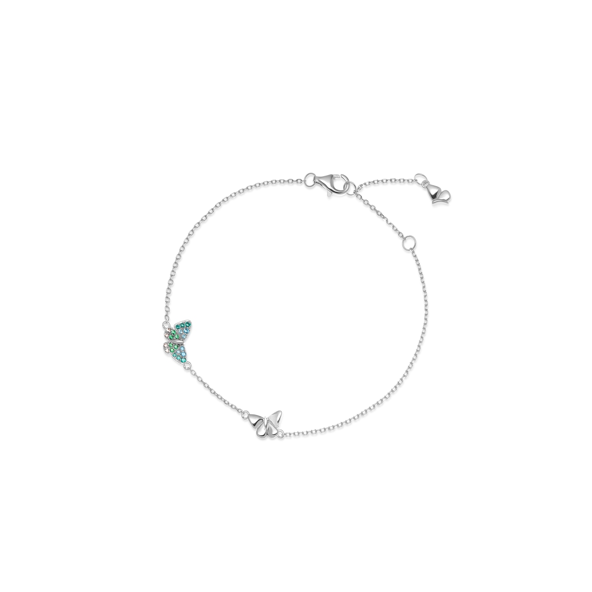 Bransoleta srebrna Preludium Butterfly