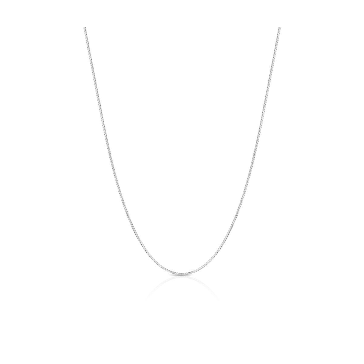 Łańcuszek srebrny kostka