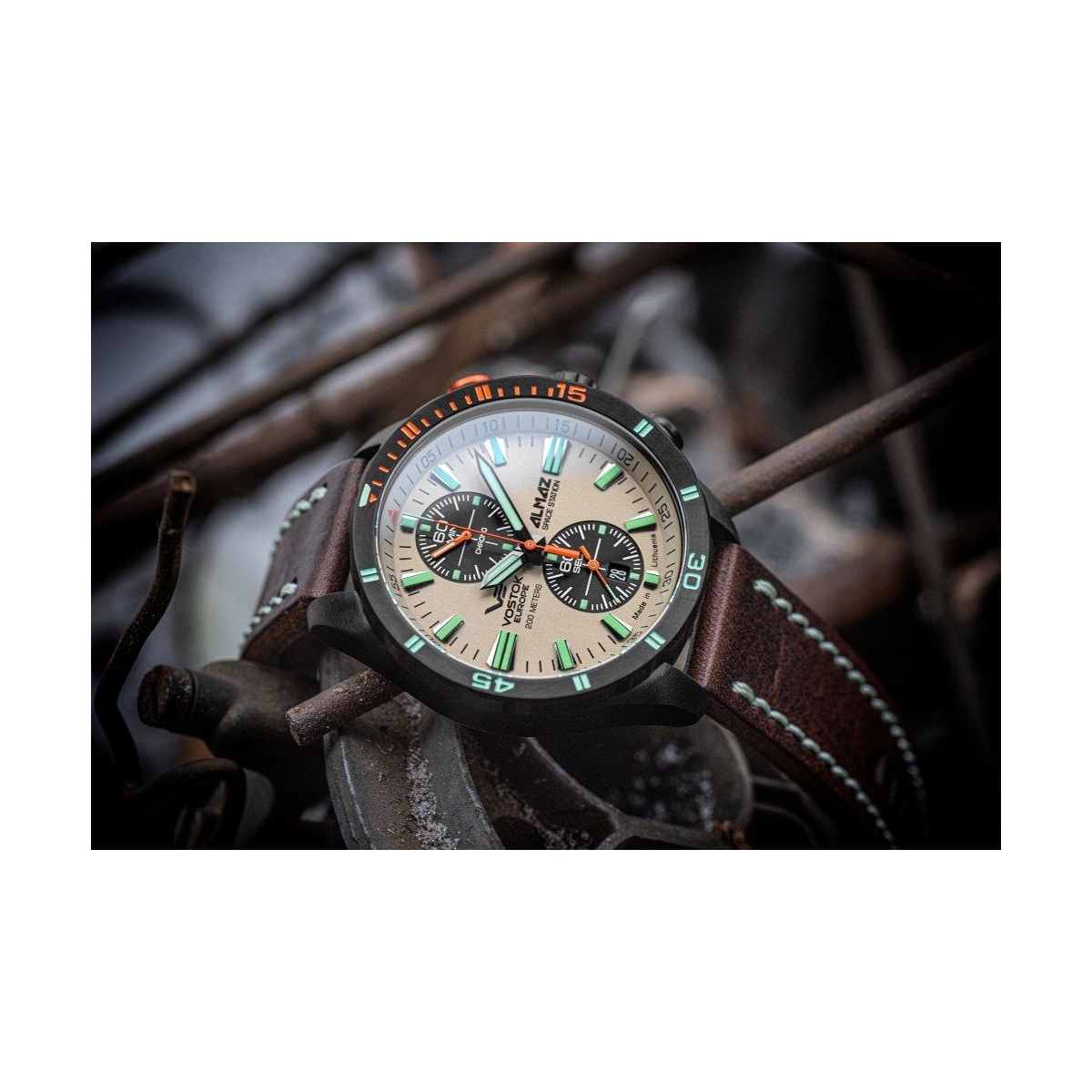 ZEGAREK VOSTOK EUROPE ALMAZ SPACE STATION CHRONO