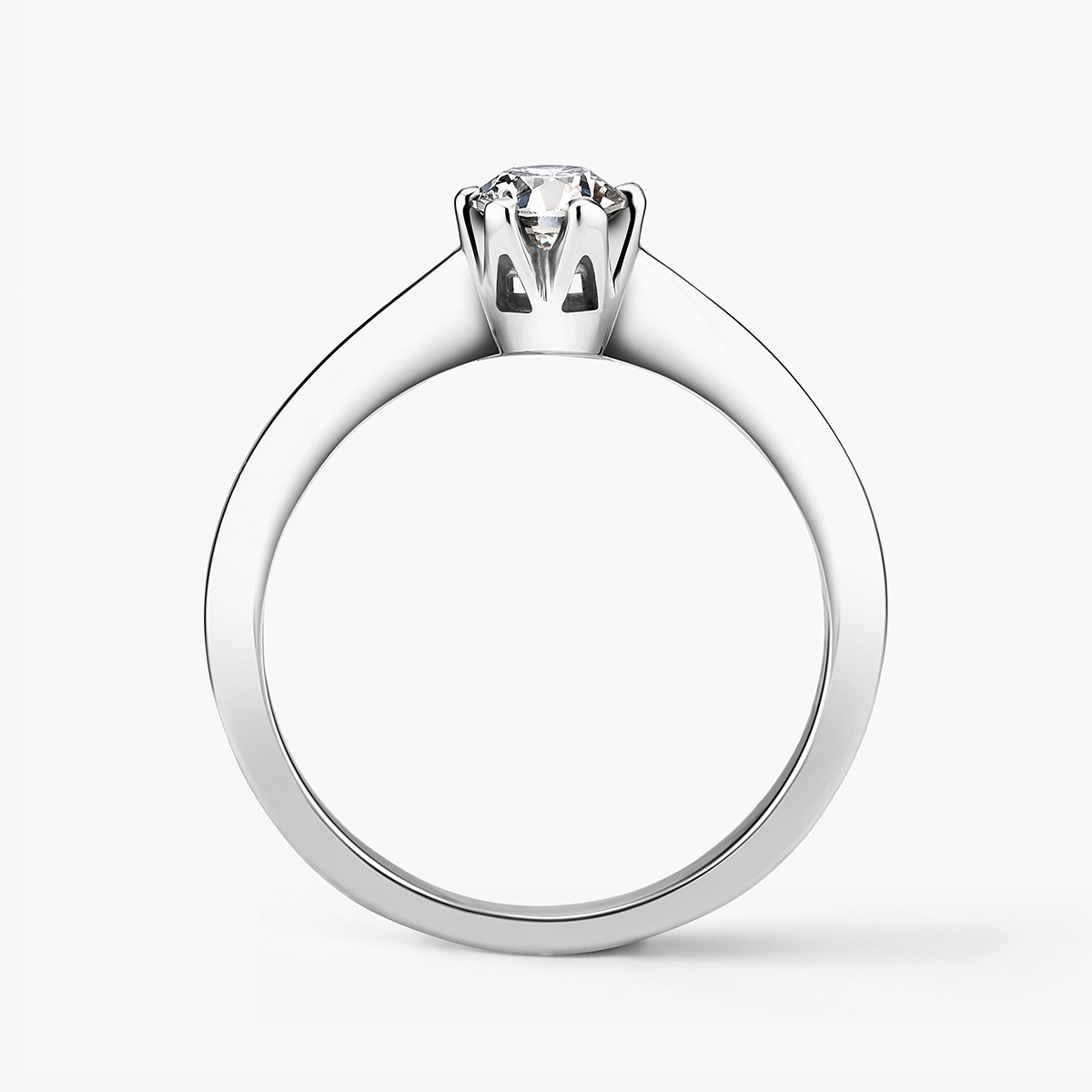 Pierścionek zaręczynowy złoty Jedyny