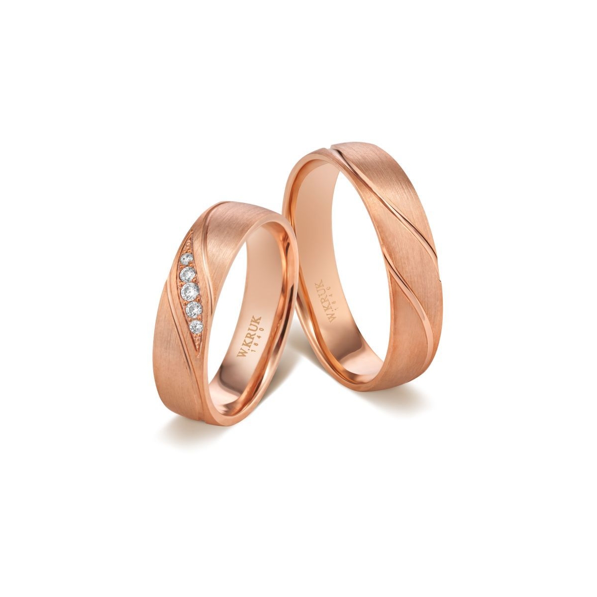 Obrączka złota BOLLETA męska