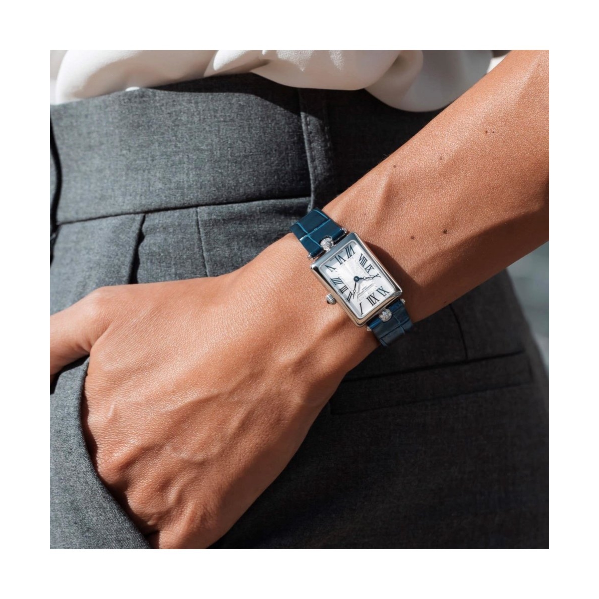 ZEGAREK FREDERIQUE CONSTANT CLASSICS ART DECO CARREE