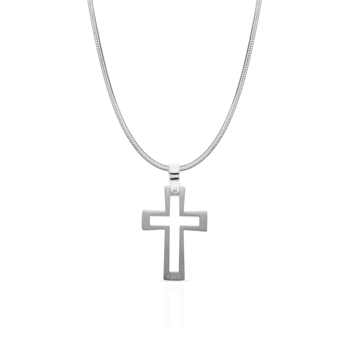 Wisiorek ze stali krzyżyk