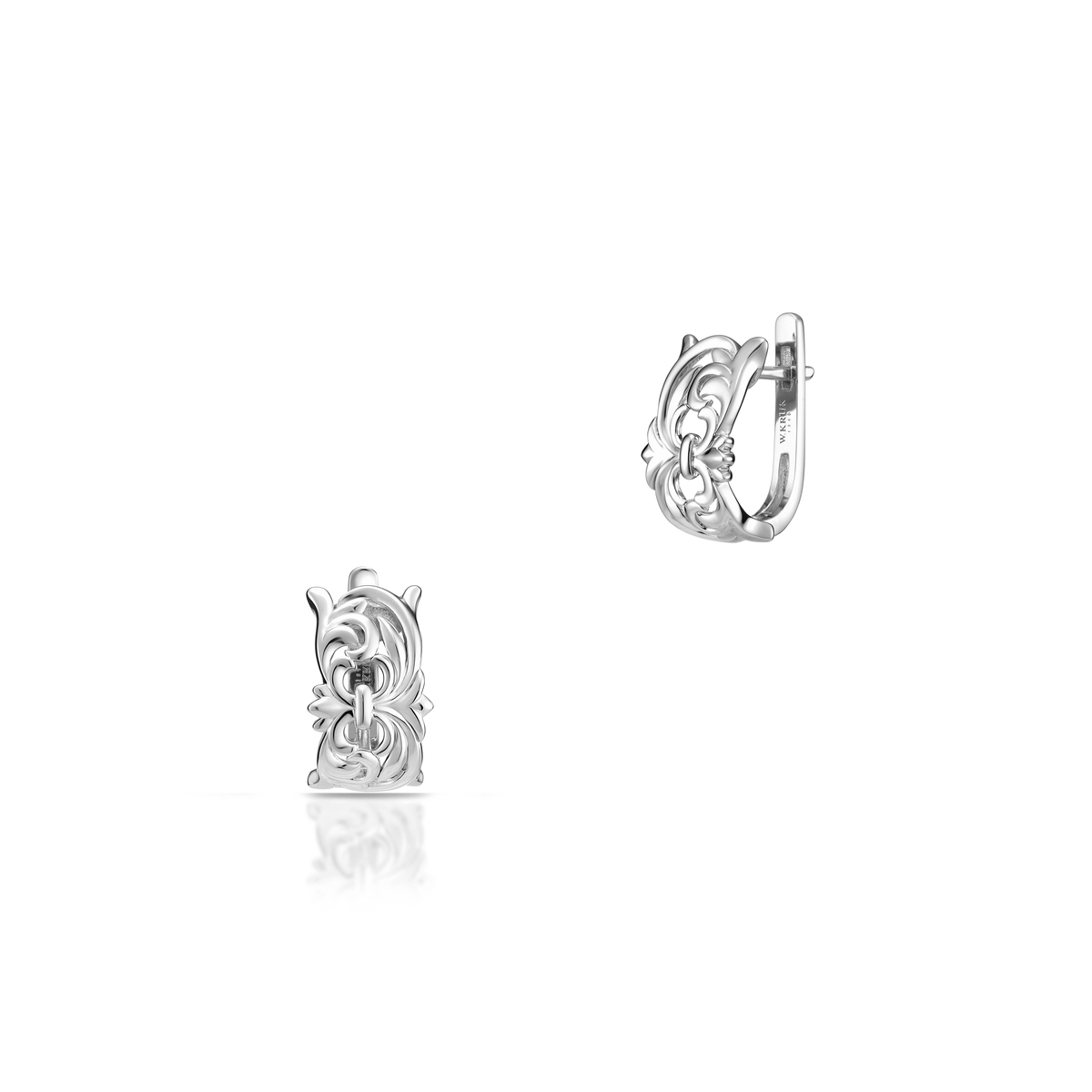 Kolczyki srebrne Baśniowa