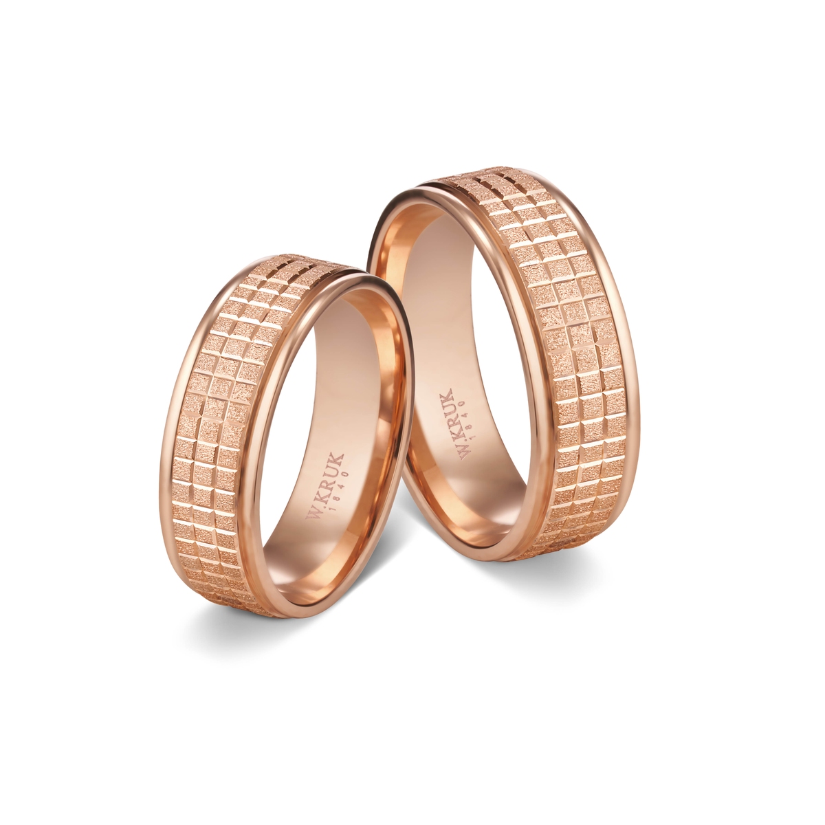 Komplet obrączek złotych MAGNETICA