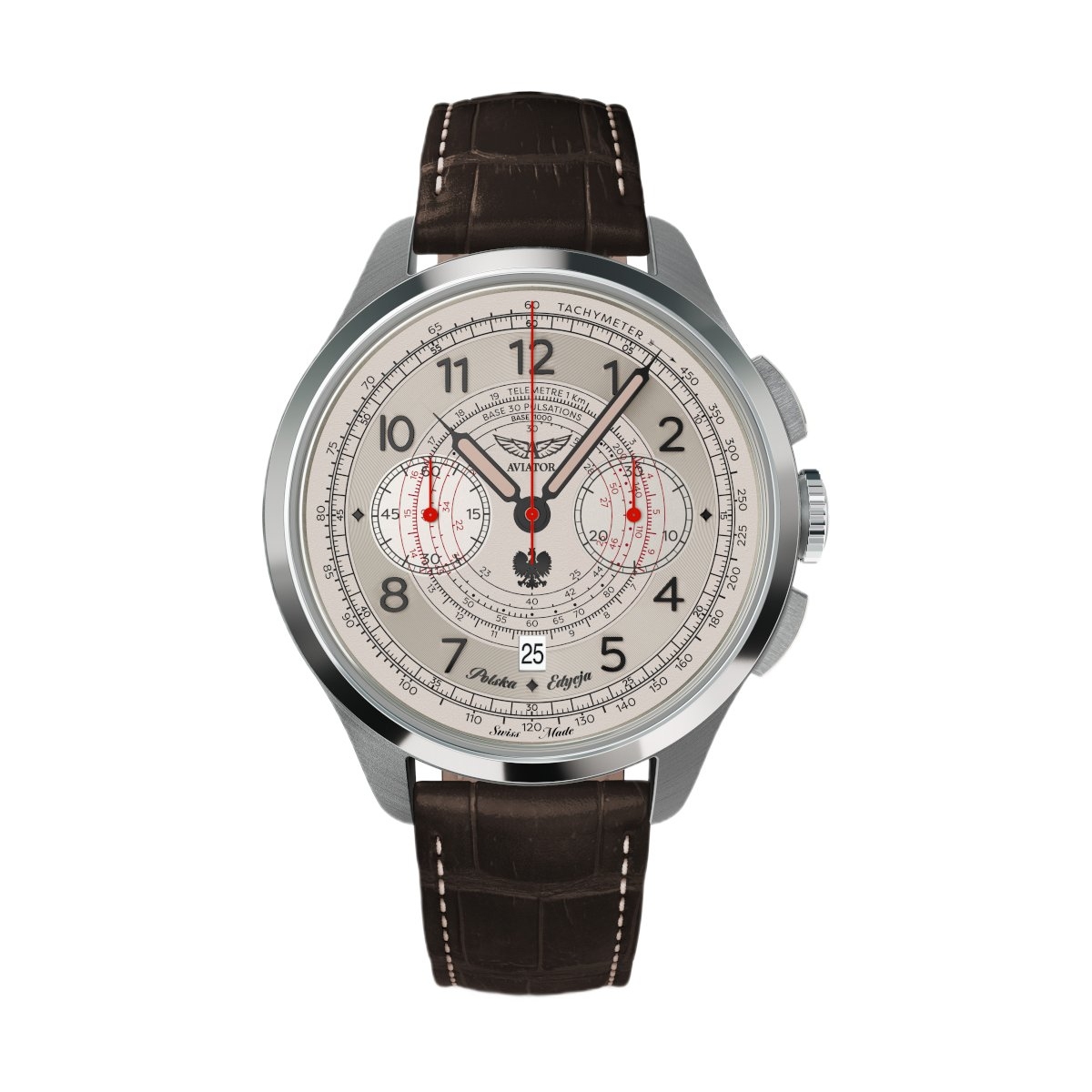 ZEGAREK AVIATOR HERITAGE CHRONOGRAPH TRIMETER POLISH LIMITED EDITION