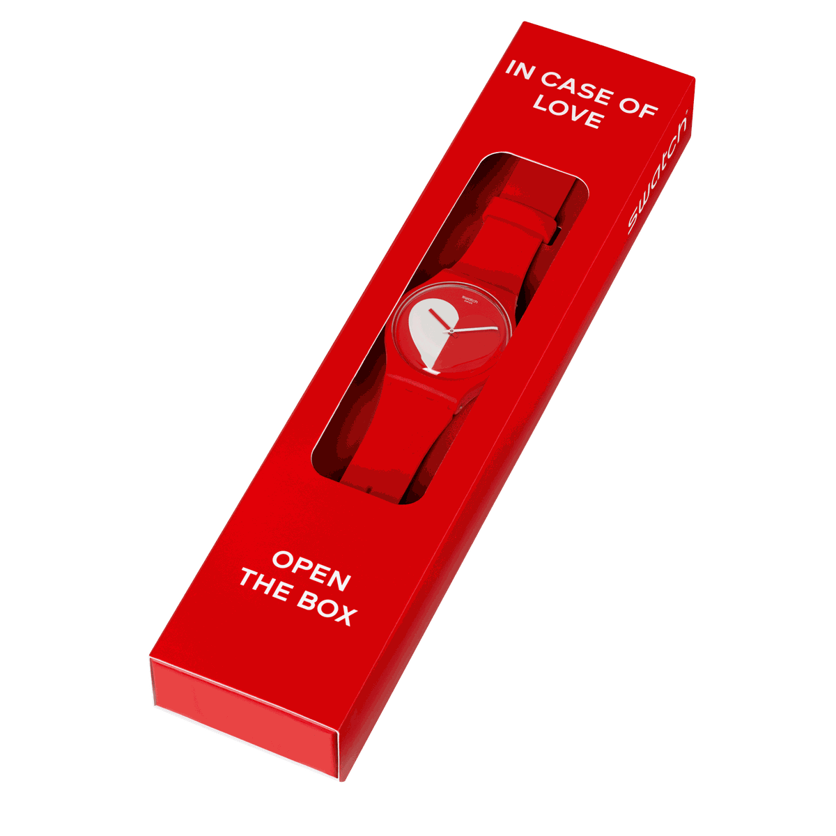 ZEGAREK SWATCH HALF <3 WHITE