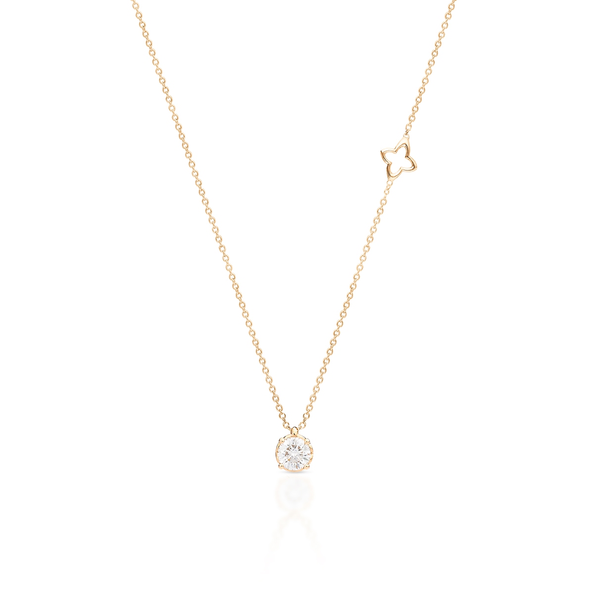 Naszyjnik złoty z brylantem RECARLO