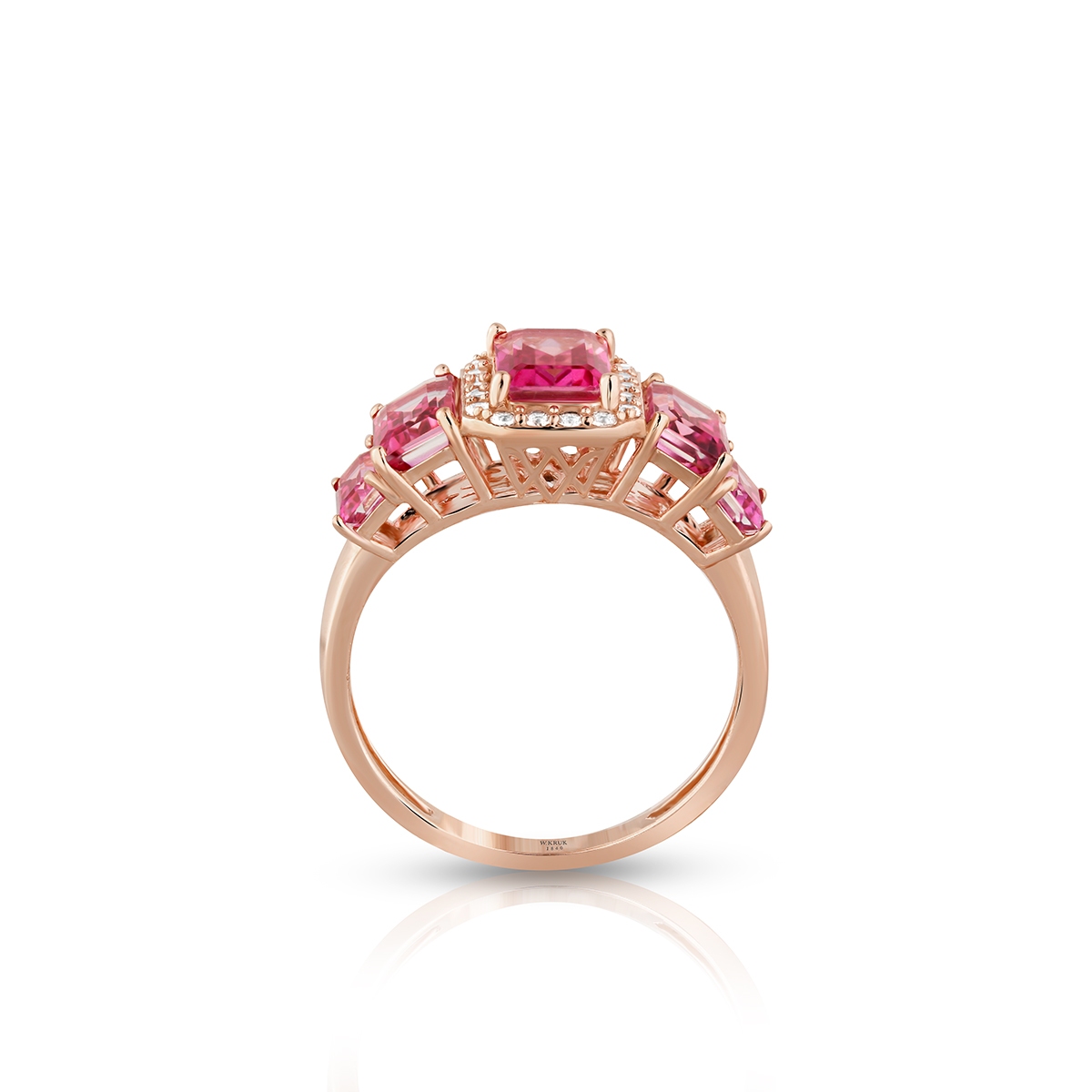 Pierścionek złoty Diva